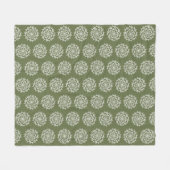 Couverture Polaire Moss Mandala (Devant (Horizontal))