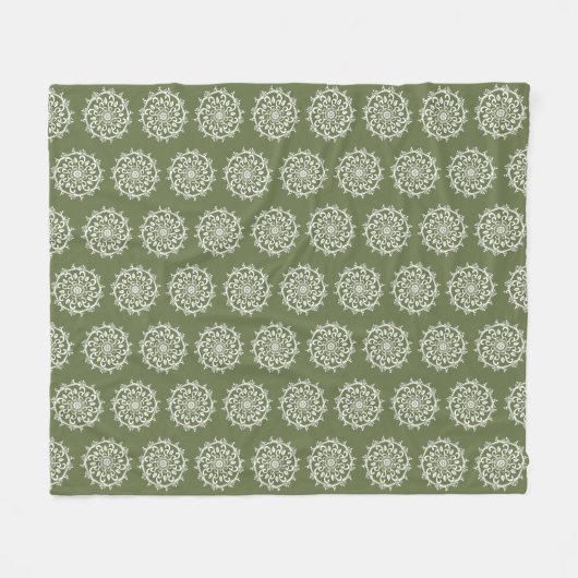 Couverture Polaire Moss Mandala (Devant (Horizontal))