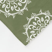 Couverture Polaire Moss Mandala (Coin)