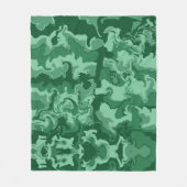 Couverture Polaire Moss verte (Devant)