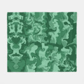 Couverture Polaire Moss verte (Devant (Horizontal))