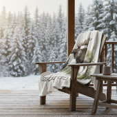 Couverture Polaire Mossy Moose Wildlife Portrait