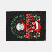 Couverture Polaire Most Likely To Fart On Santa's Lap Family Matching (Devant (Horizontal))