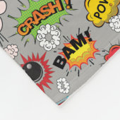 Couverture Polaire Mot d'action Retro Comic Book (Coin)