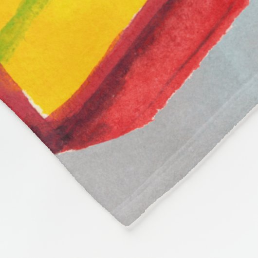 Couverture Polaire Motel de Phoenix d'aquarelle (Coin)