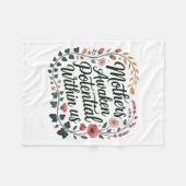 Couverture Polaire Mothers Awaken Potential Within Us (Devant (Horizontal))