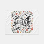 Couverture Polaire Mothers Dance Through Life With Strength (Devant (Horizontal))