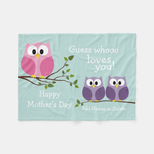Couverture Polaire Mothers day (Devant (Horizontal))