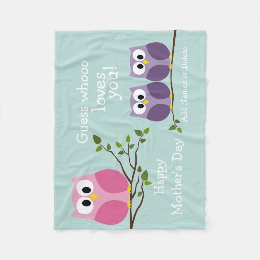 Couverture Polaire Mothers day (Devant)