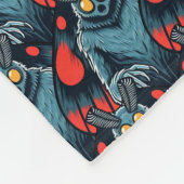 Couverture Polaire Mothman - Cryptid West Virginia Cryptozoology (Coin)