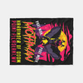 Couverture Polaire Mothman Fun Cryptid Harbinger Part Homme Part Moth (Devant (Horizontal))