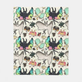 Couverture Polaire Mothman Motif (Devant)