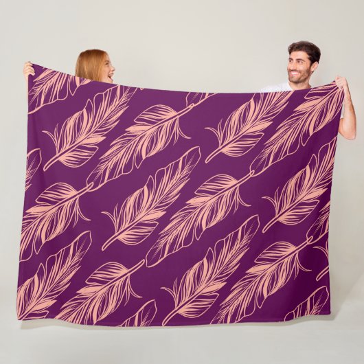 Couverture Polaire Motif (En situation)