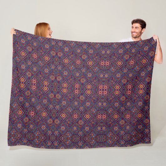 Couverture Polaire Motif (En situation)