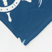 Couverture Polaire Motif 1 de thème de mer (Coin)