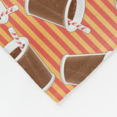 Couverture Polaire Motif 2 d'aliments de préparation rapide (Coin)