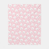 Couverture Polaire Motif 2 d'amour (Devant)
