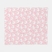 Couverture Polaire Motif 2 d'amour (Devant (Horizontal))