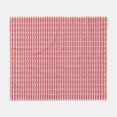 Couverture Polaire Motif 2 de coeur (Devant (Horizontal))