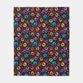 Couverture Polaire Motif 2 de crânes (Devant)