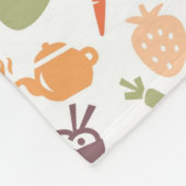 Couverture Polaire Motif 2 de nourriture (Coin)