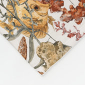 Couverture Polaire Motif 2 de vie marine d'aquarelle (Coin)