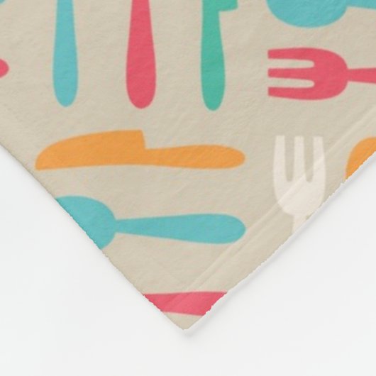 Couverture Polaire Motif 3 de cuisine (Coin)