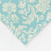 Couverture Polaire Motif 3 de damassé (Coin)