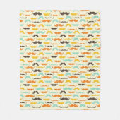 Couverture Polaire Motif 3 de moustache (Devant)