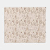 Couverture Polaire Motif 3 de nourriture (Devant (Horizontal))