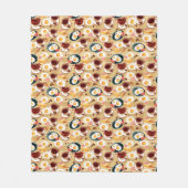 Couverture Polaire Motif 3 de petit déjeuner (Devant)