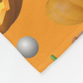 Couverture Polaire Motif 3D Jack O'Lantern et Citrouille (Coin)