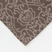 Couverture Polaire Motif 6 de damassé (Coin)