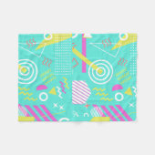 Couverture Polaire motif 90s géométrique (Devant (Horizontal))