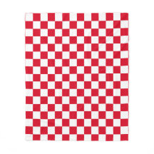 Motif à carreaux rouge et blanc 