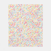 Couverture Polaire Motif à eau douce (Devant)