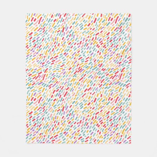 Couverture Polaire Motif à eau douce (Devant)