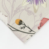 Couverture Polaire Motif à fleurs sans soudure (Coin)