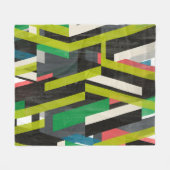 Couverture Polaire Motif à flux de suspension diagonal (Devant (Horizontal))