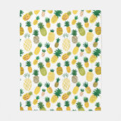 Couverture Polaire Motif à la mode d'ananas (Devant)