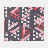 Couverture Polaire motif à main (Devant (Horizontal))