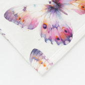 Couverture Polaire Motif à papillon couleur mignonne (Coin)