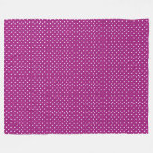 Couverture Polaire Motif à pois violets (Devant (Horizontal))