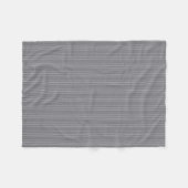 Couverture Polaire Motif à rayures grises verticales (Devant (Horizontal))