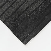 Couverture Polaire Motif à rayures noir et parties scintillant (Coin)