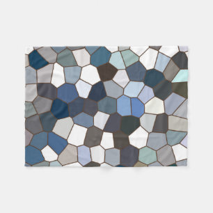 Couverture Polaire Motif à tonalité terrestre moderne