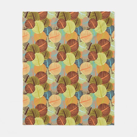 Couverture Polaire Motif abstrait (Devant)