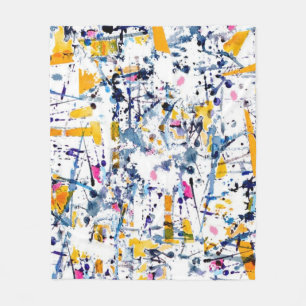 Couverture Polaire motif Abstrait