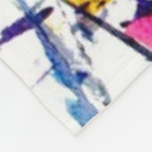 Couverture Polaire motif Abstrait (Coin)