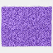 Couverture Polaire Motif Abstrait 110523 - Tons de pourpre (Devant (Horizontal))